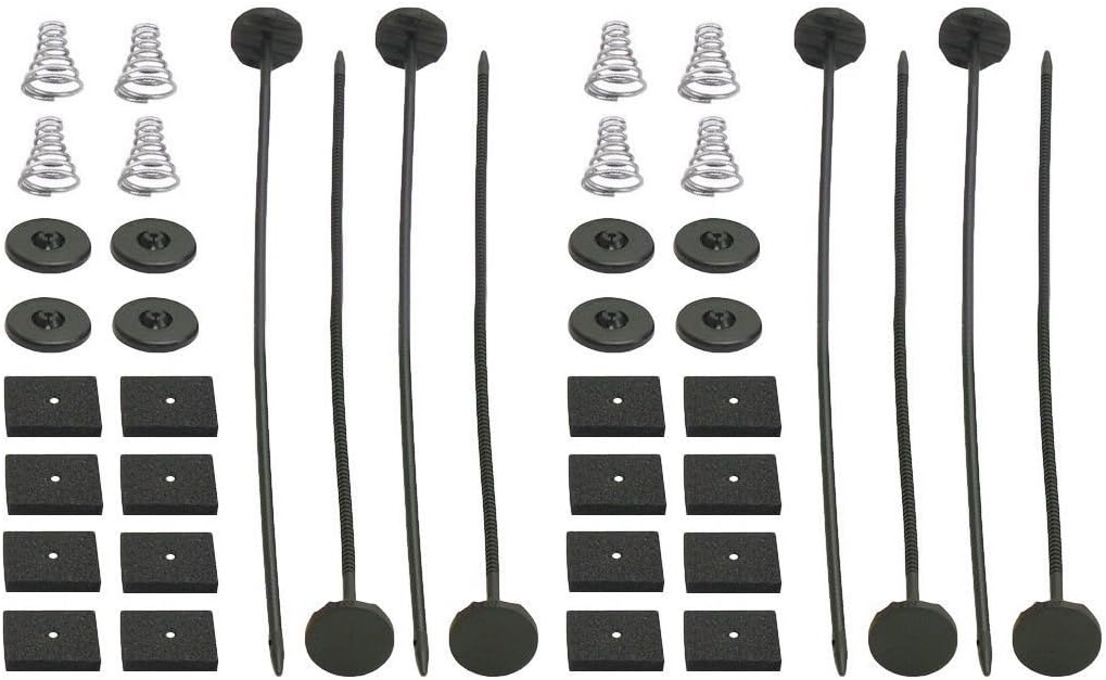 American Volt Electric Radiator Fan Tie Strap Mounting Kit 2 Pack Zip Ties Straps Tabs Springs