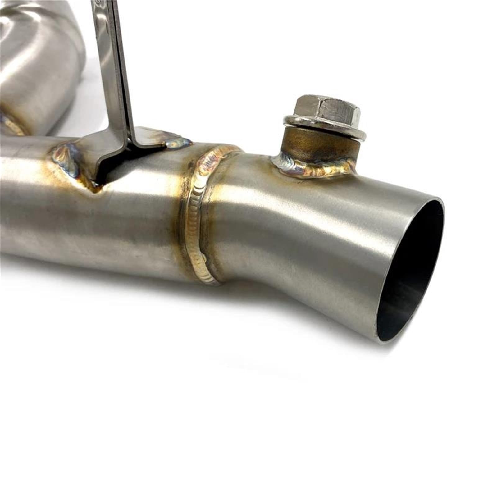 Genérico Silenciador de Escape Silenciador De Escape con Conexión De Tubo Intermedio En Y Motocicleta para Y&amaha R6 para YZF R6 2006-2019