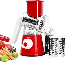 Ralador Fatiador Espiral Processador Manual Legumes Queijos Verduras GT6061 Lorben