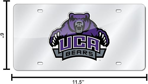 Miniatura 172 de Rico Industries Placa de matrícula de metal con incrustaciones láser de Florida Gators de la NCAA plateado,Alternativo,Negro -,Negro/Plata,Azul,azul