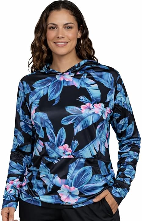 Women's Long Sleeve Hoodie Rushguard
