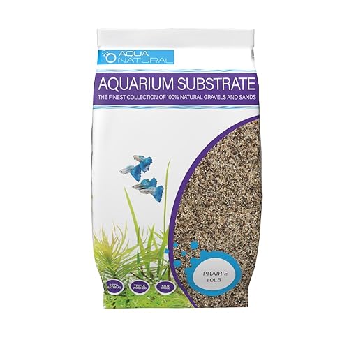 Aqua Natural Prairie Sand 10lb Substrate for aquascaping, Aquariums, vivariums