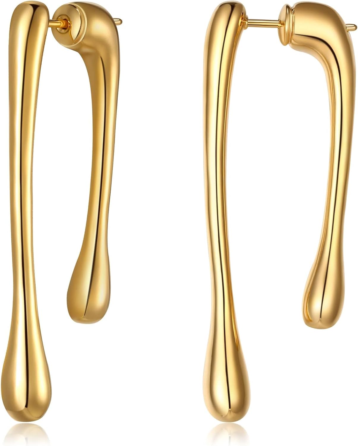 TERRIFI Gold Tassel Earrings for Women, Drop Statement Boho Hypoallergenic Jewelry Gift (1 Pair)