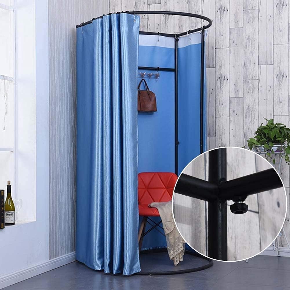 Fashion Changing Rooms Movable Clothing Store Fitting Room Temporary Locker Room Metal Frame Dressing Room for Mall Activity Outdoor Changing Room Bedroom Furniture