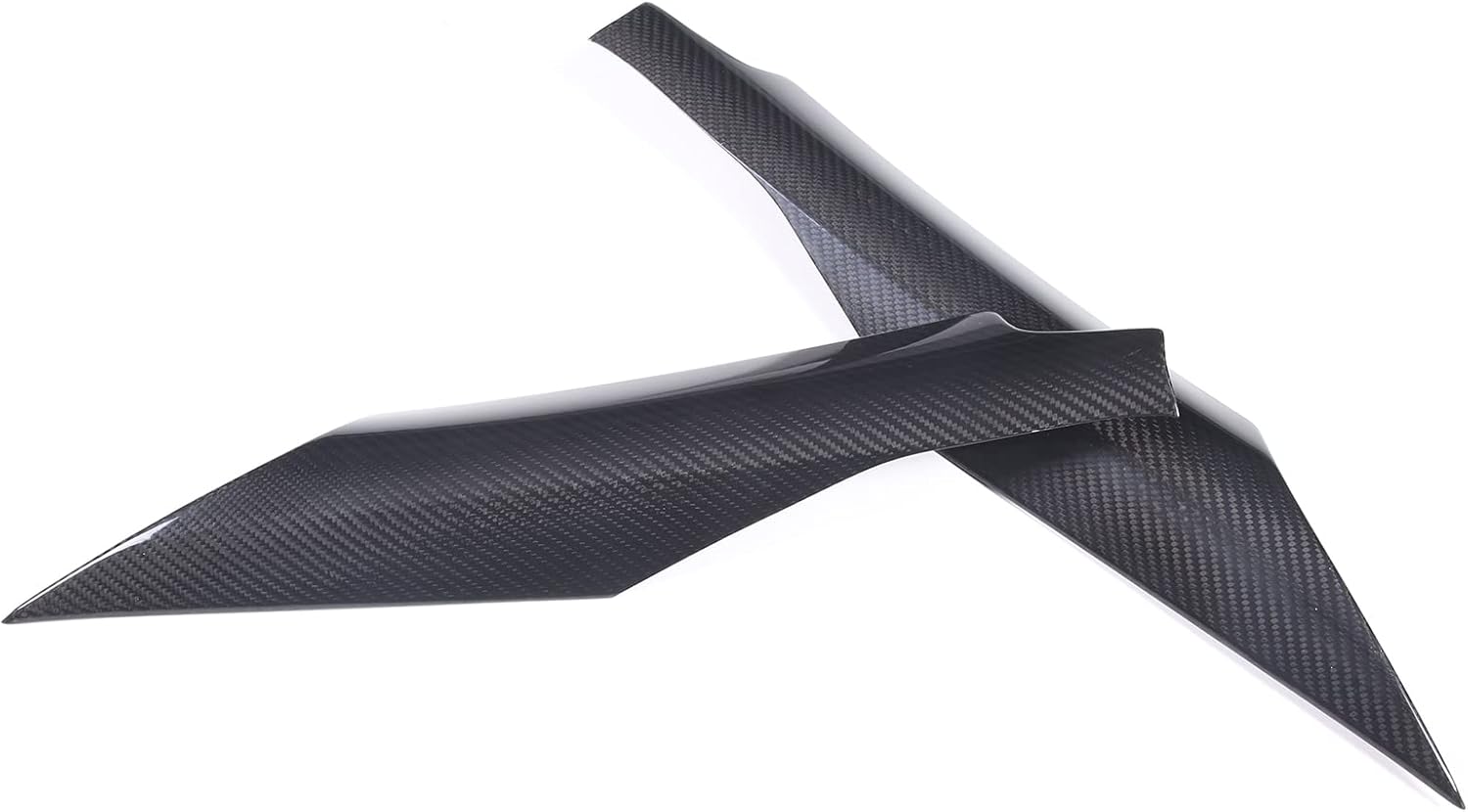 Daeiclru Real Carbon Fiber Car Inner Door Panel Trim Cover Compatible with Chevrolet Corvette C8 2020-2023, Inner Door Panel Armrest Cover Trim (Black)