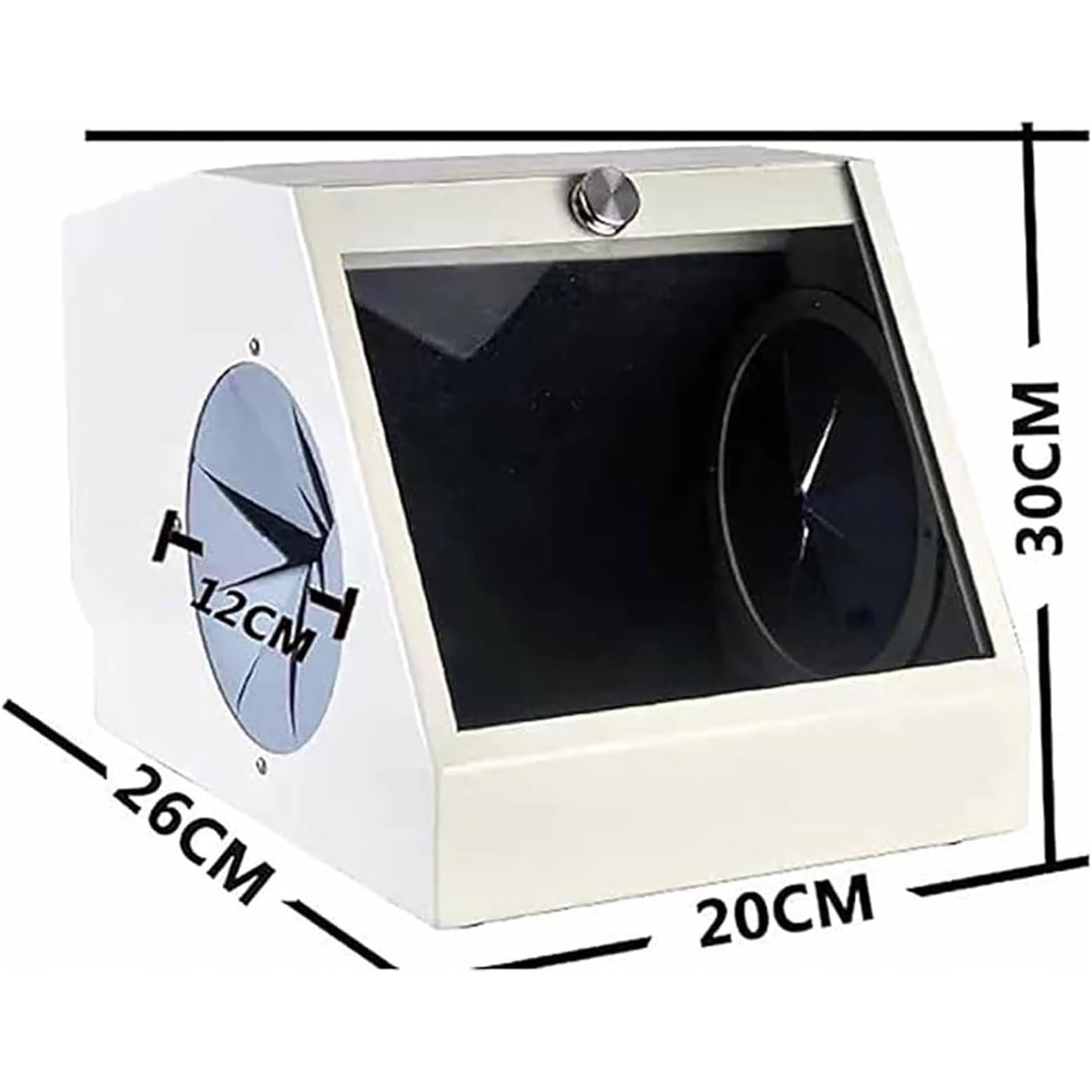 Gabinete De Granallado Modular, Caja De Polvo De Laboratorio con Dispositivo De Filtrado Y Extracción De Aire, Caja De Granallado con Fuente De Luz LED De 5500K