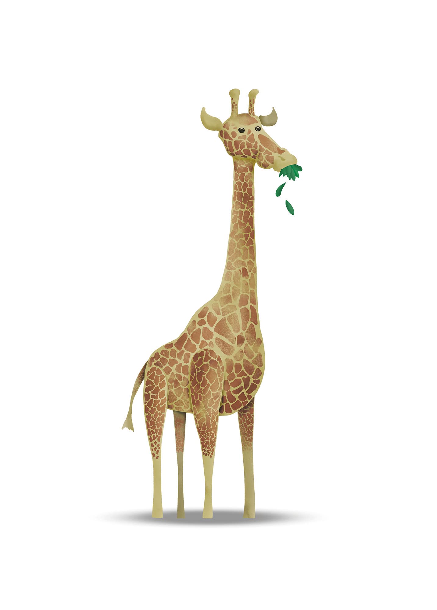 Poster girafe mignonne Komar 50x70 cm éveille l'imagination enfant Pure Boutique