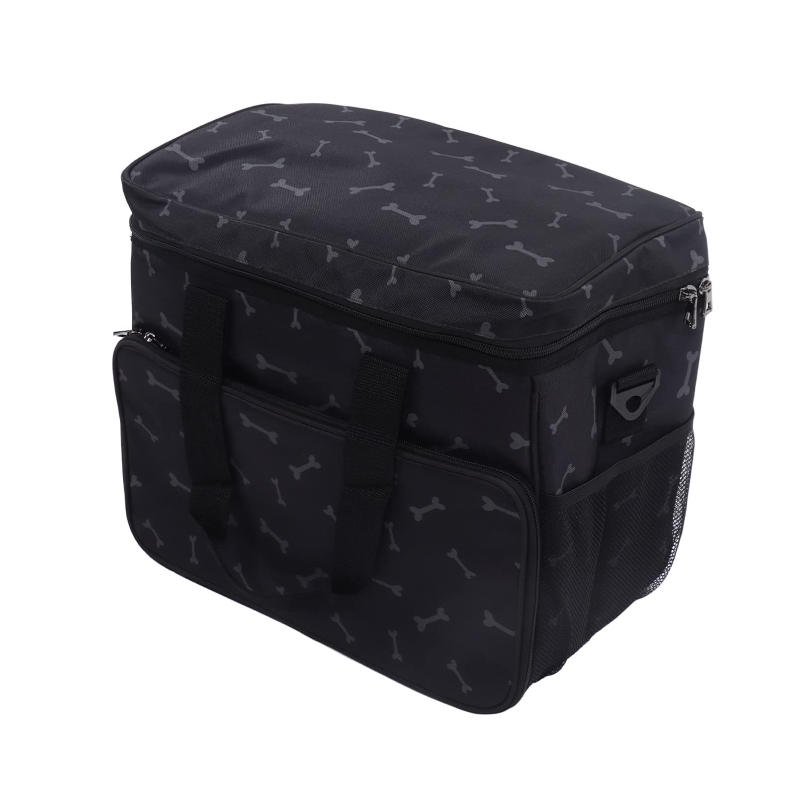 Pongnas Hunde Reisetasche, Hundefutter Reisetasche Hunde Fluggesellschaft Zugelassener Totentasche mit Multifunktionstaschen Wochenendhunde -Reise -Set für Reisen Wanderaktivitäten Im Freien Im