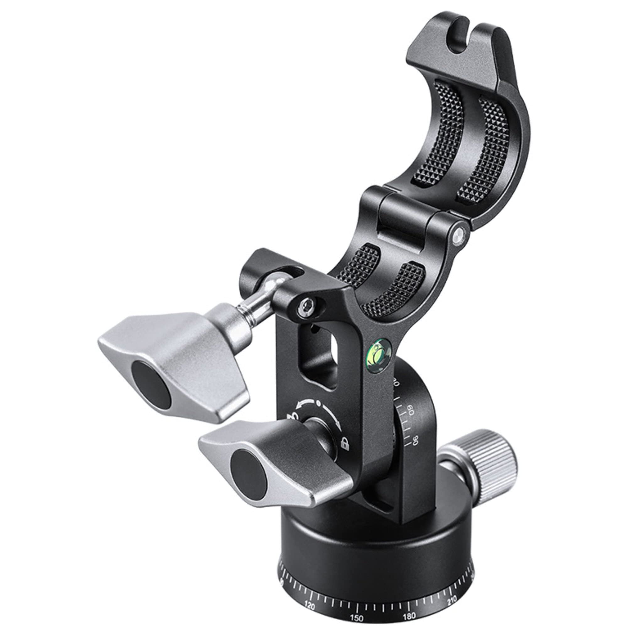 Leofoto HS-28 - Adattatore inclinazione/convertitore con base per treppiede centrale da 28 mm