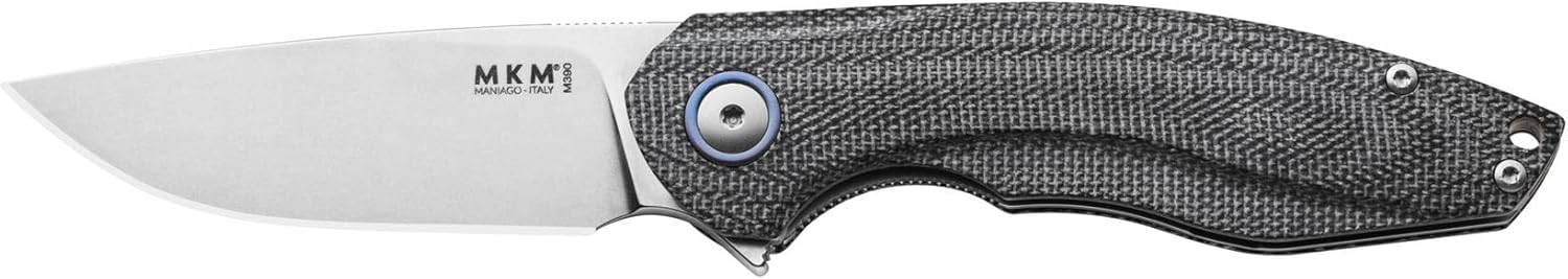 MKM Maniago Knife Makers TIMAVO Liner Lock Folding EDC Pocket Knife, Vox Design, M390 Steel Blade, Made in Italy