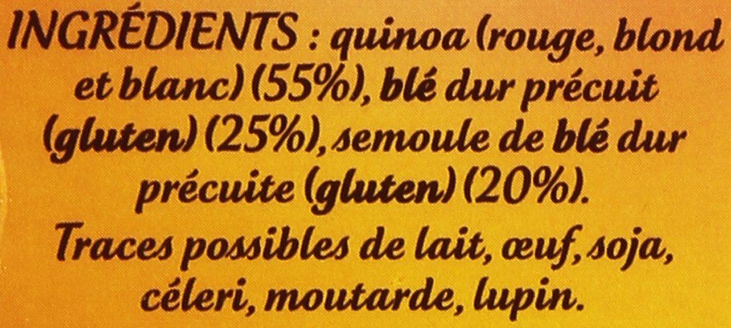 Tipiak gierig Quinoa 400g - Satz von 4