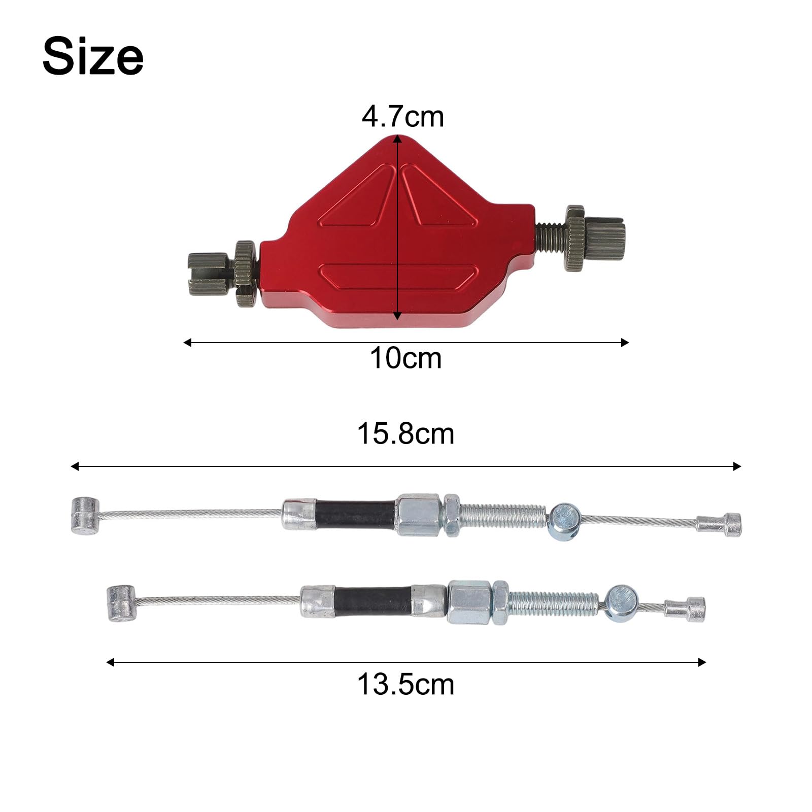 Control de embrague sin esfuerzo con nuestro avanzado sistema de cable de tracción para motocicleta (negro)