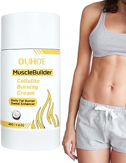 Belly Fat Burner Cream,Abs Muscle Cellulite Burning Sweat Cream - Abdominal Cellulite Removing Sweat Cream, Fat Burner Creams for Daily Use