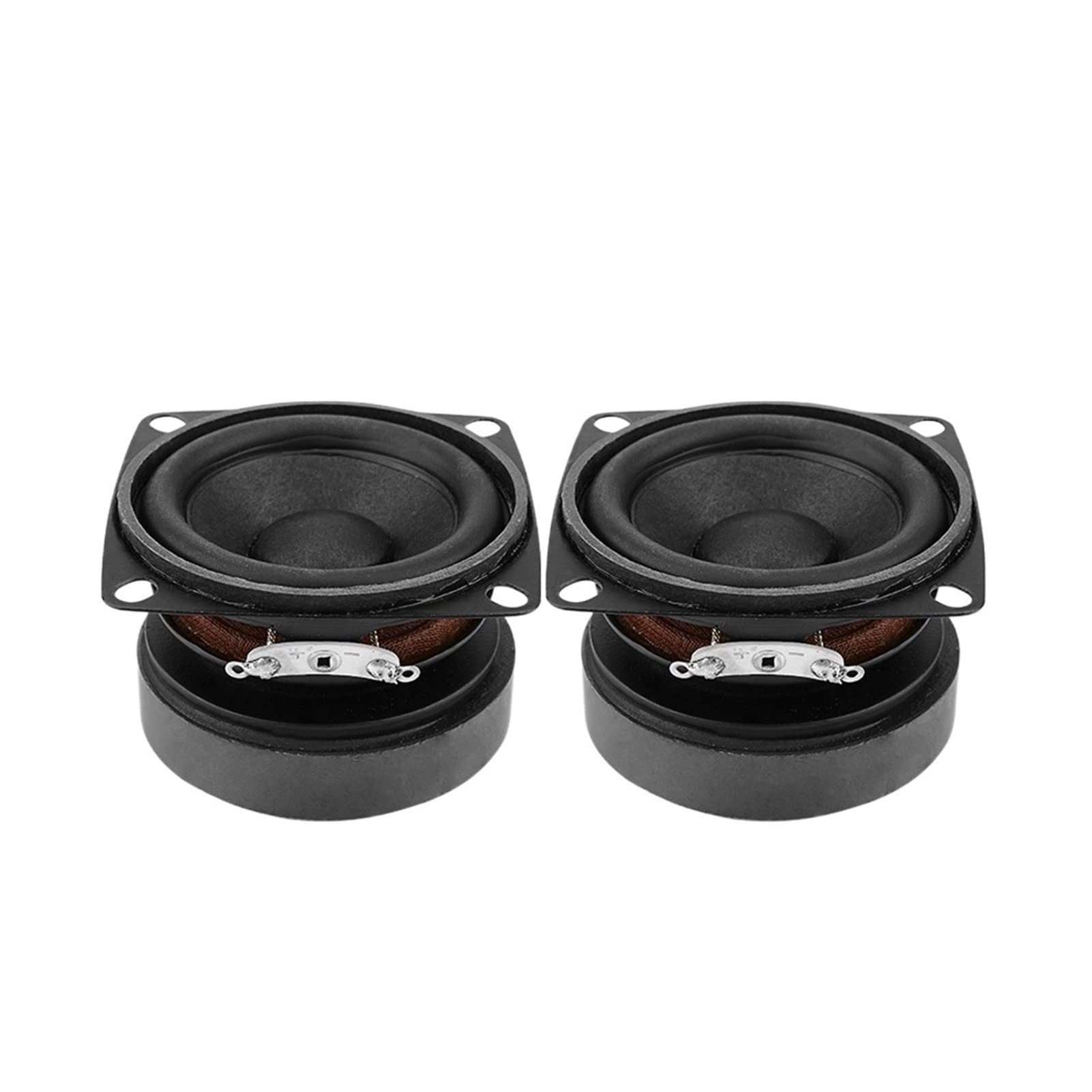 Haut-parleurs 53mm - 2 Pièces - 4 Ohm 15W - Pour DIY Audio, Home Cinéma, Voiture - Son Clair Et Basses Percutantes - 10