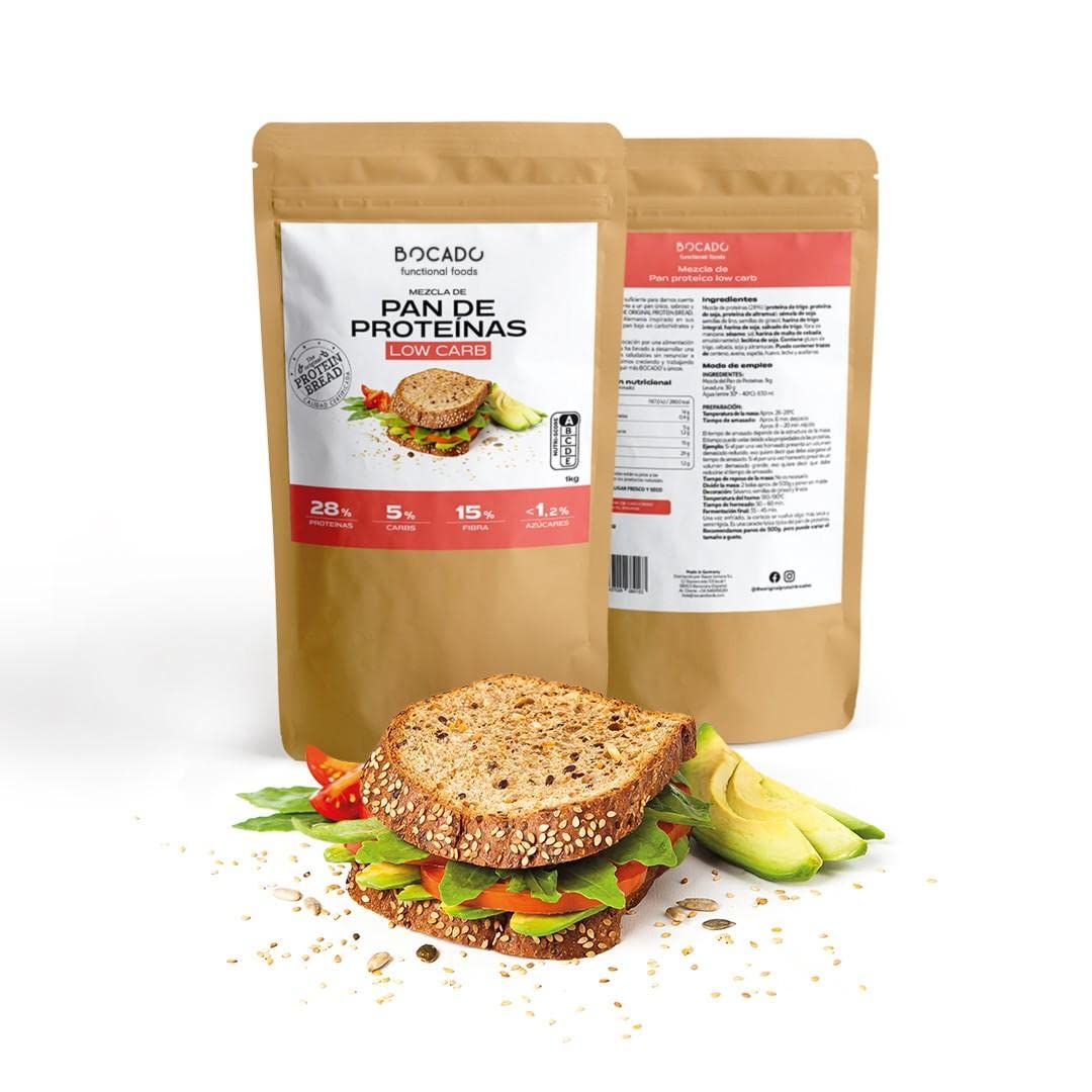 Mezcla para Pan de Proteínas Low Carb BOCADO 1 kg