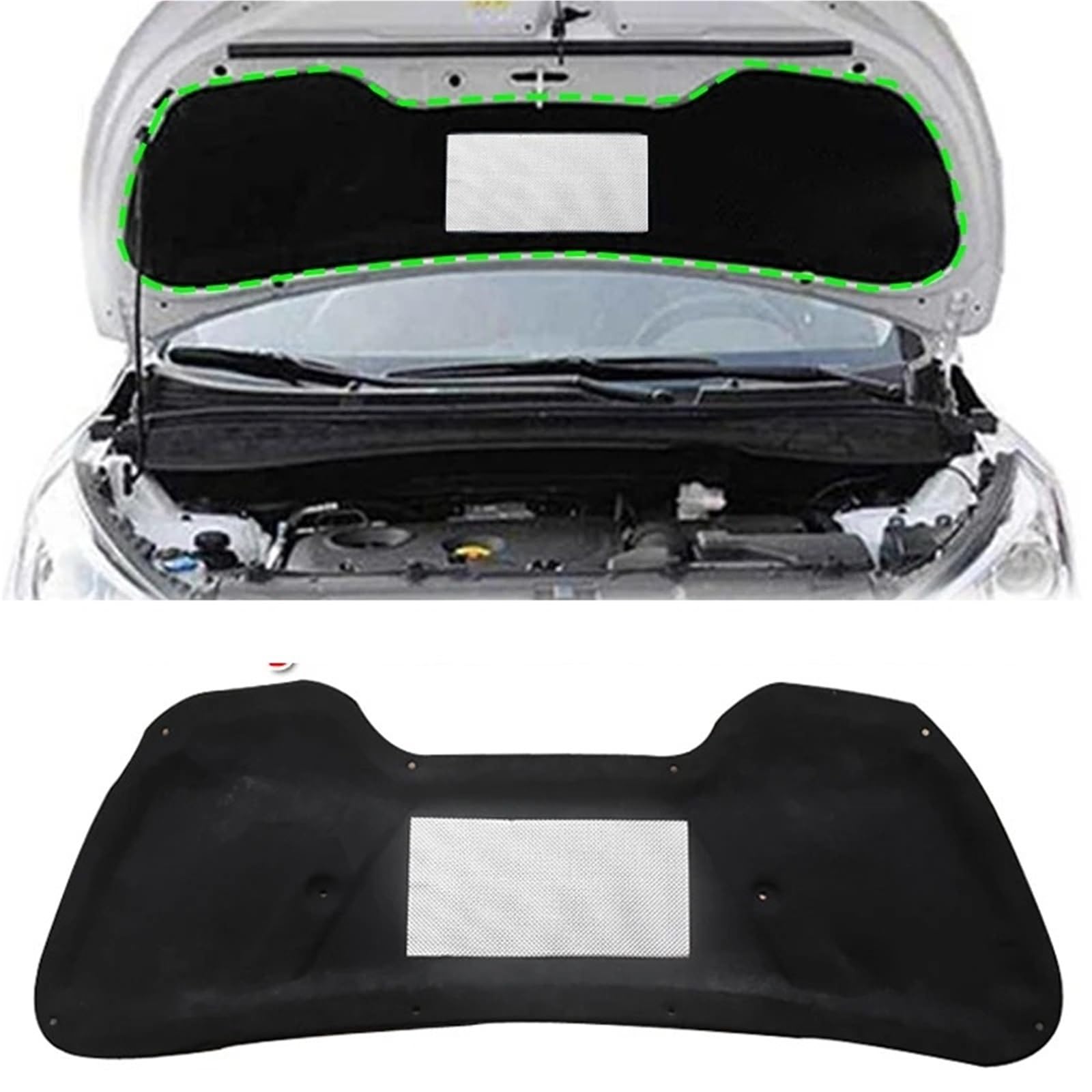 Couverture Insonorisée Coton Pour Hyundai Pour IX35 2009 2010 2011-2016