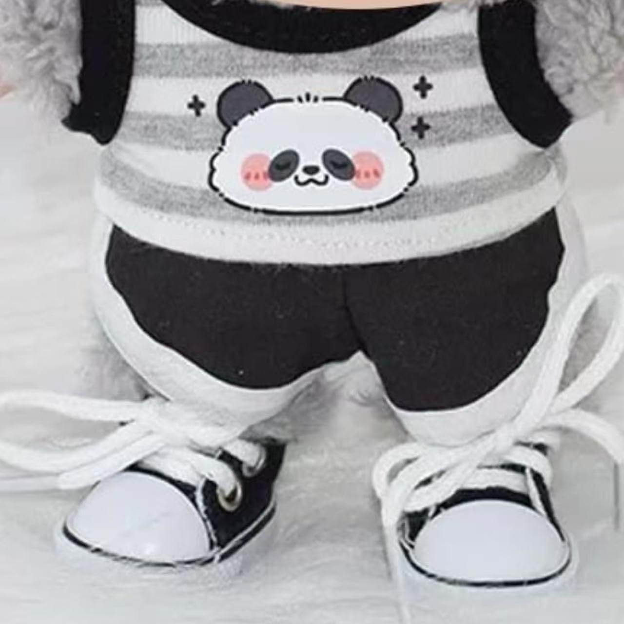 2 Pairs Doll Shoes for Labubu, Cute Mini Shoes for Labubu Clothes Accessories, Premium Fashion Doll Shoes for 17cm Labubu Outfits, Exquisite Accessories for Labubu Dress up Unique Style