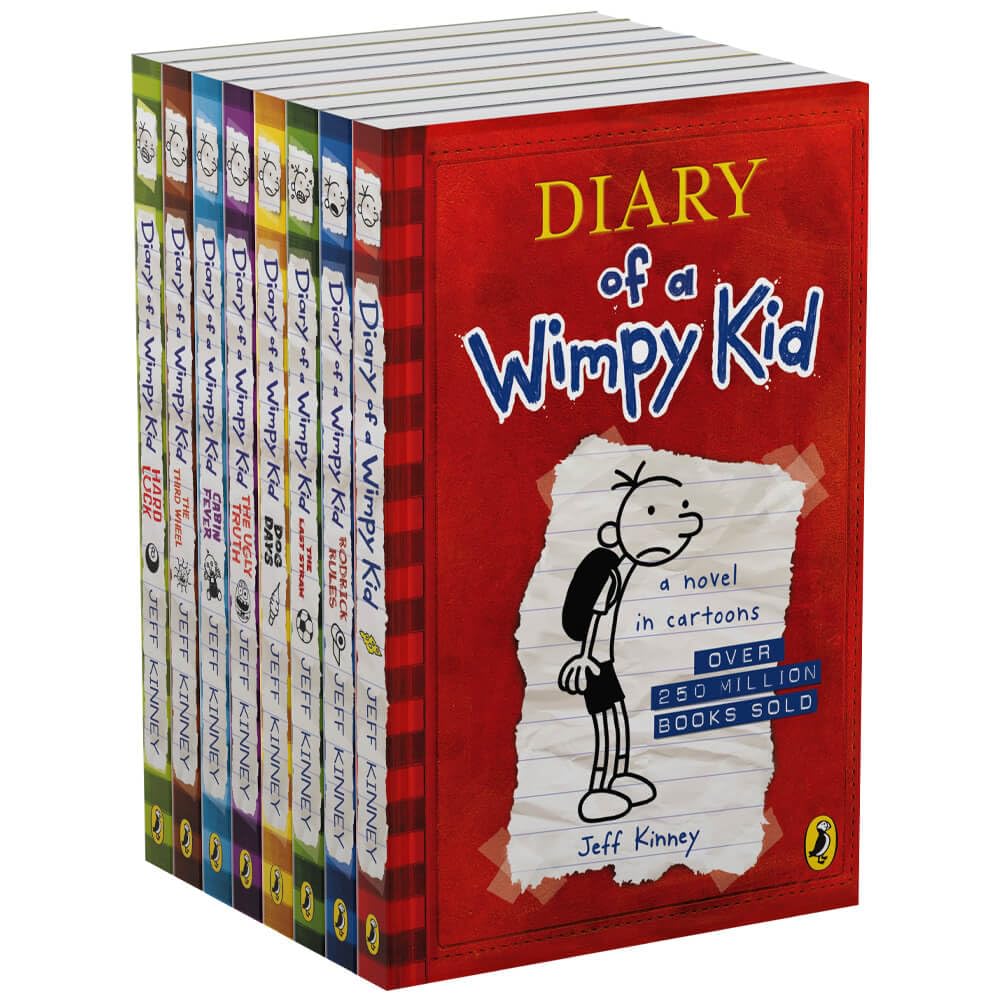 Diary of a Wimpy Kid: 8 Book Collection