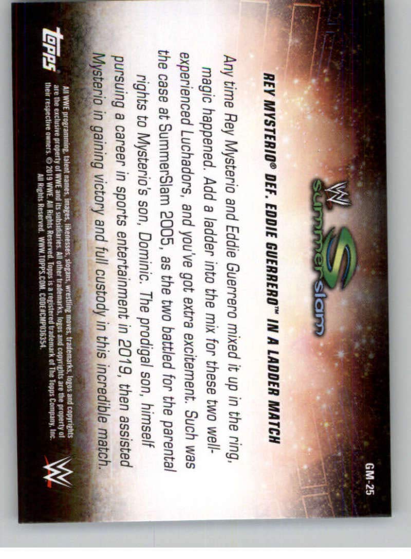 Amazon.com: 2019 Topps WWE SummerSlam Greatest Matches and Moments