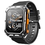 Military Smart Watch For Men 1.83" HD (Answer/Make Call) - The Indestructible Rugged Outdoor Fitness Tracker with 100+ Sports Modes & Activity, Call Function - Heart Rate, Blood Pressure,Sleep Monitor