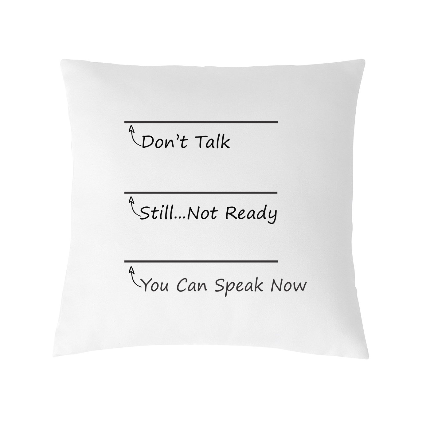 Khakee You Can Speake Theme Printed Cushion Cover (12x12 Inches)-image-0