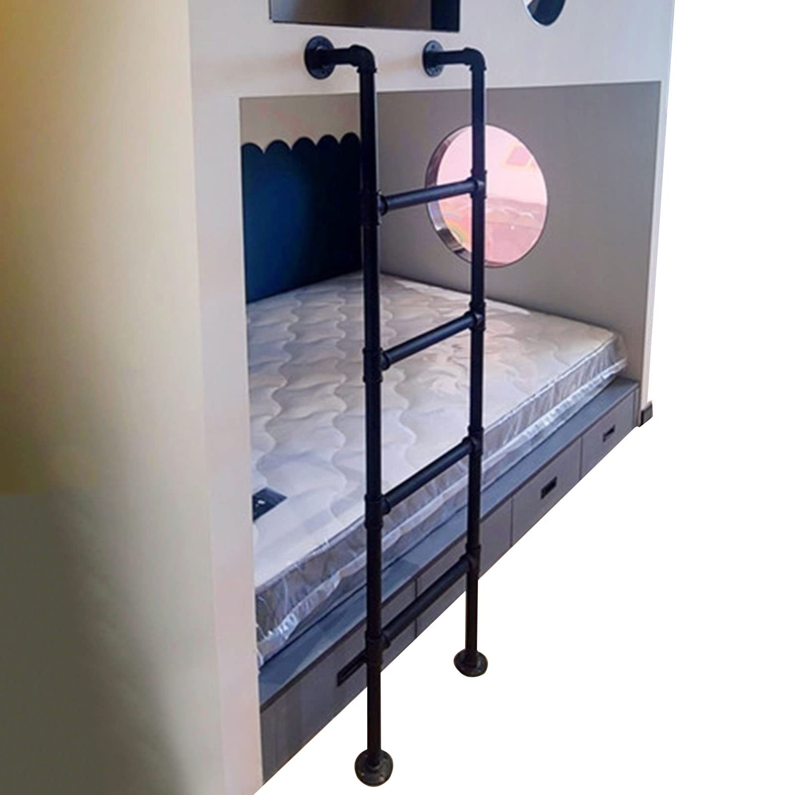 Escalera interior para litera de RV, extensión de 59 a 70 pulgadas para casa rodante