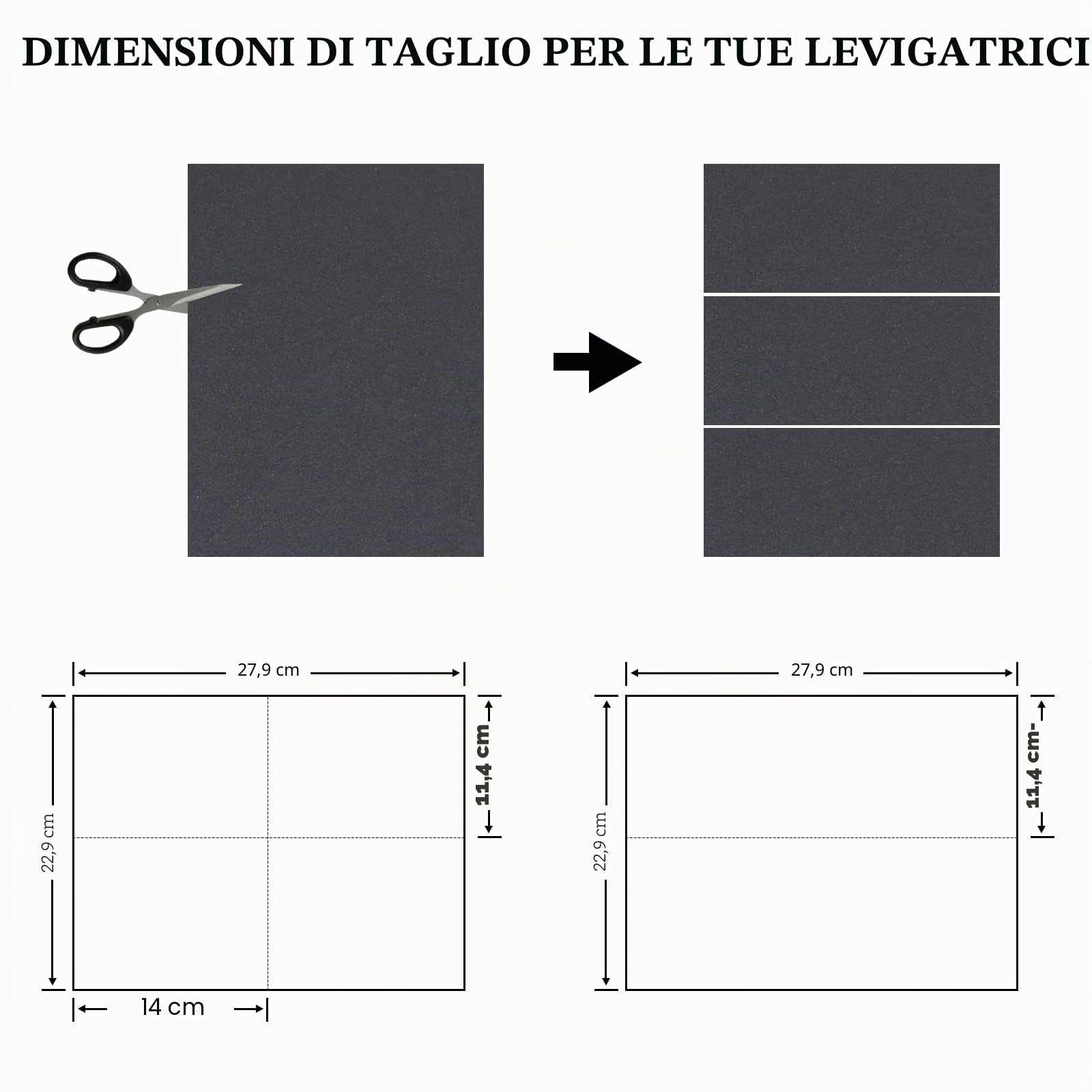 Carta Vetrata 1000/1500/2000/3000/4000/5000 Carta Abrasiva Secca a Grana Secca per Legno, 9 x 11 pollici, Levigatura di Metallo e Lucidatura Automobilistica