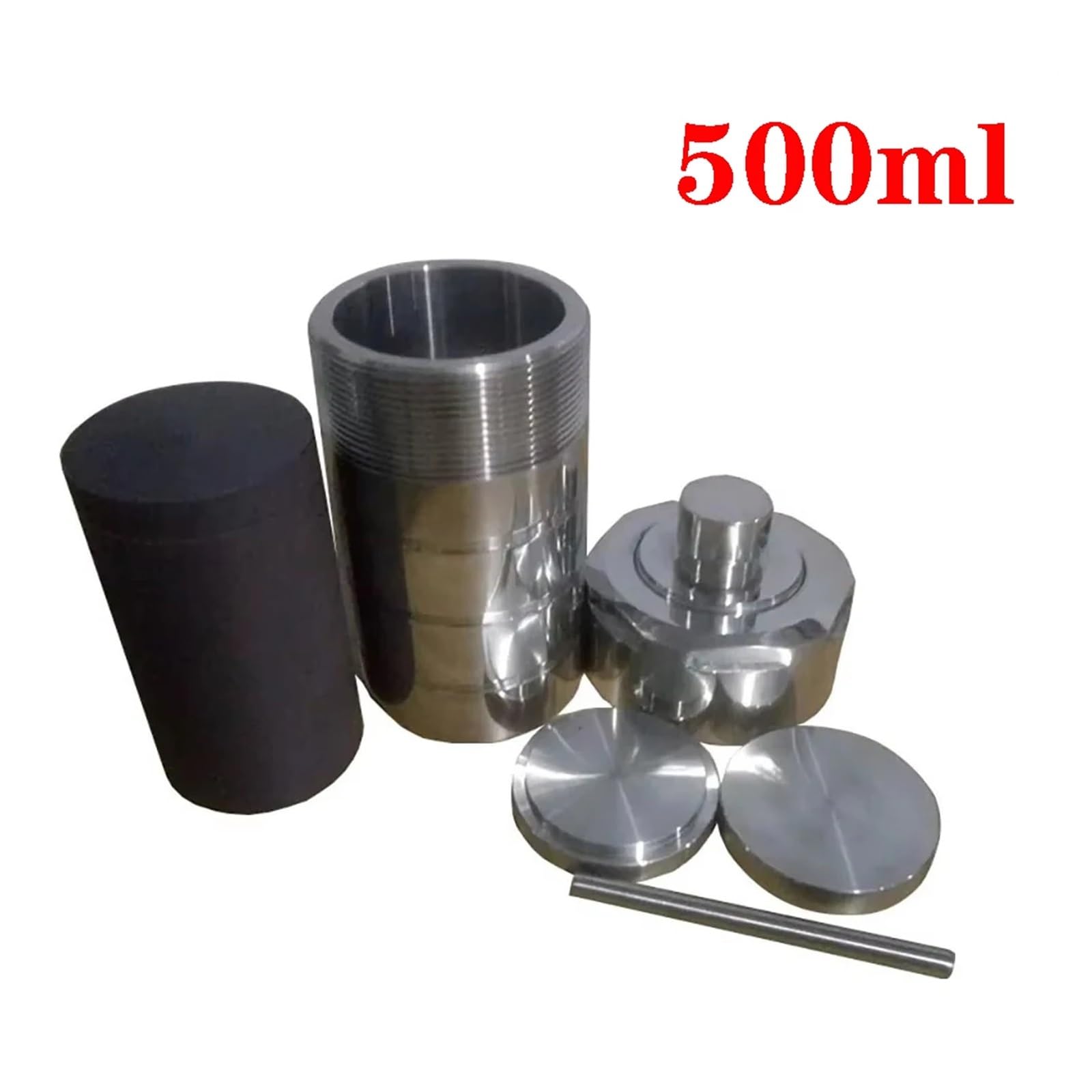 Reaktor z autoklawem do syntezy hydrotermalnej wyłożony PPL, wysokociśnieniowy zbiornik do fermentacji 3Mpa, 50ml(Green)