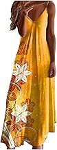WVONIF Robe d'été pour Femme Robe de Plage Manches Courtes Robe D'été Casual col en V Taille Haute Robe Cocktail Demoiselle d'honneur Mariage Fête Aniversaire Tendance Robe pour Mariage Invité Femme