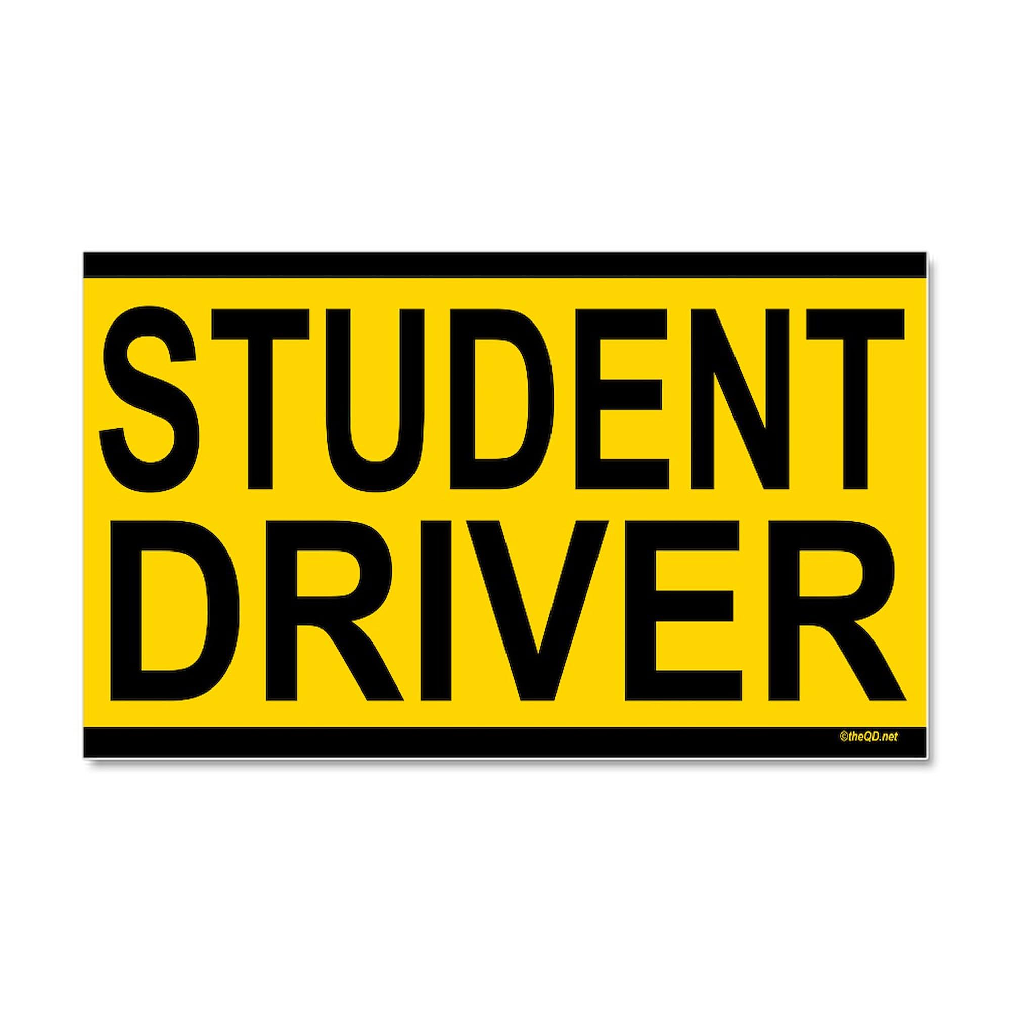 CafePress Student Driver Car Magnet 20 X 12 Car Magnet, 20