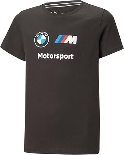 PUMA Camiseta con logotipo BMW M Motorsport Essentials para niños