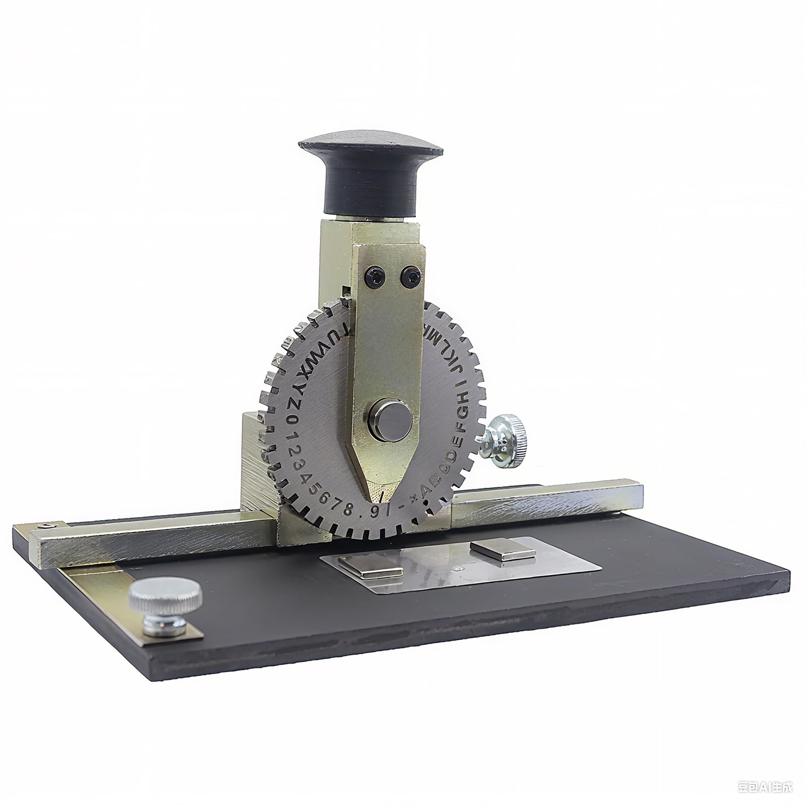 Manual Stamping Machine 5mm Nameplates Metal Label Embosser Marking ...