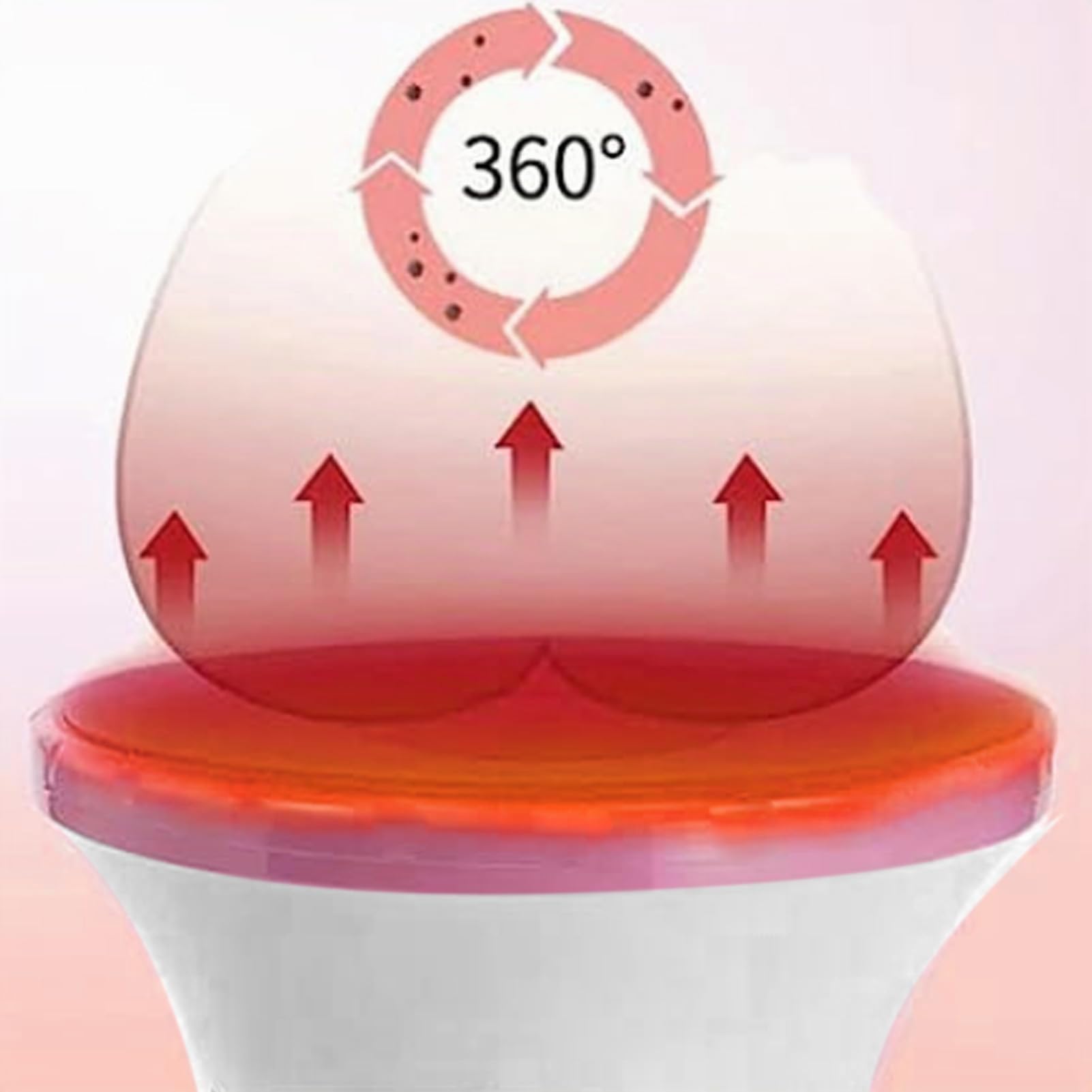 Asiento de Vapor Vaginal, Kit de Spa Vaginal Portátil de 350 ml, Temperatura Constante Inteligente, Cojín Suave y Transpirable para Calentar el Útero y el Abdomen y Aliviar Los Calambres (UE)