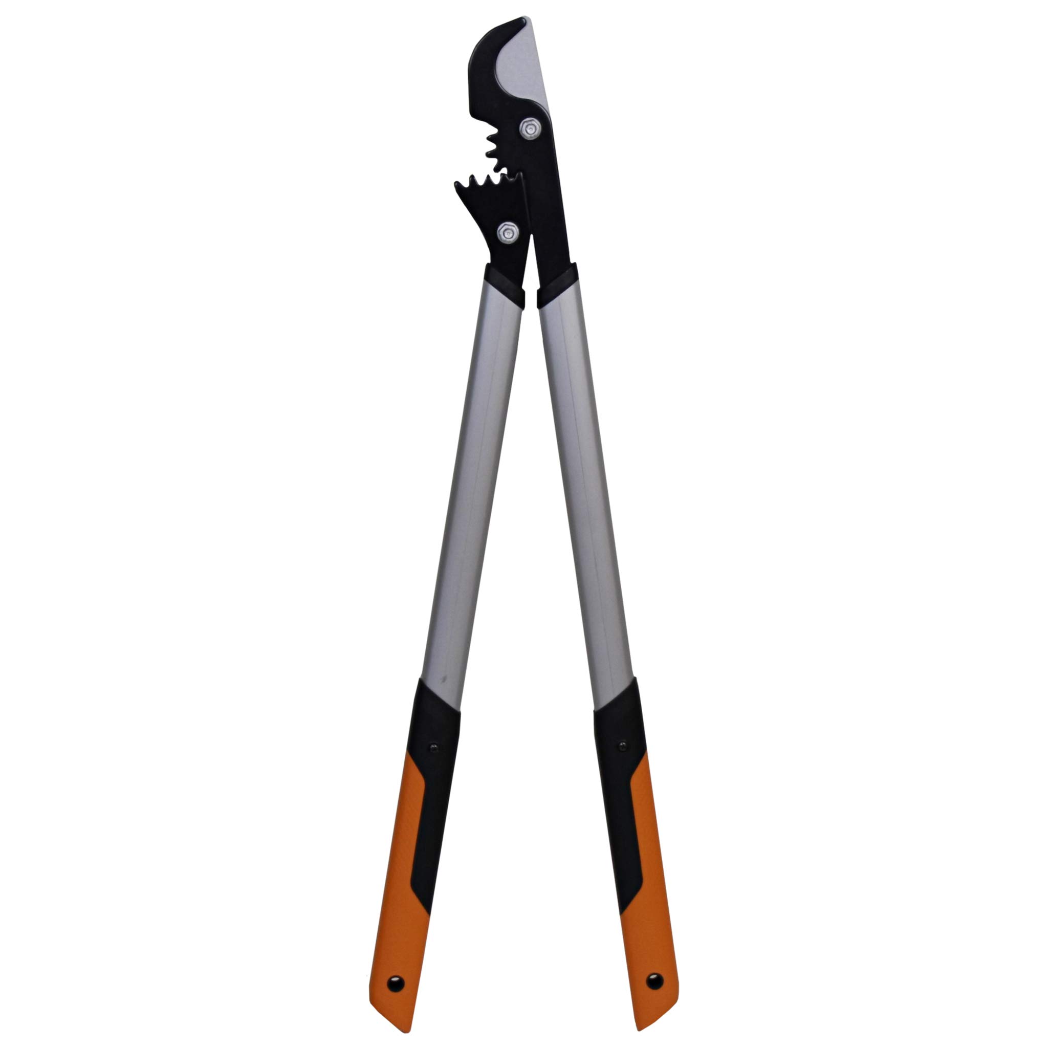 Fiskars PowerGear X Bypass-Getriebeastschere für frisches Holz, Länge: 80 cm, Schwarz/Orange, LX98-L & Handsäge für frisches Holz, Mit feststehendem Blatt, Sägeblattlänge: 33 cm, Schwarz/Orange, SW84