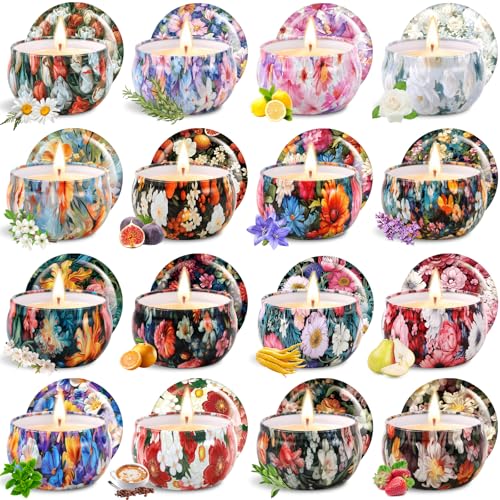 Candela Profumata Alla Lavanda In Vasetto Di Vetro - 350g, 80 Ore Di Diffusione, Per Aromaterapia E Relax - Foto 4