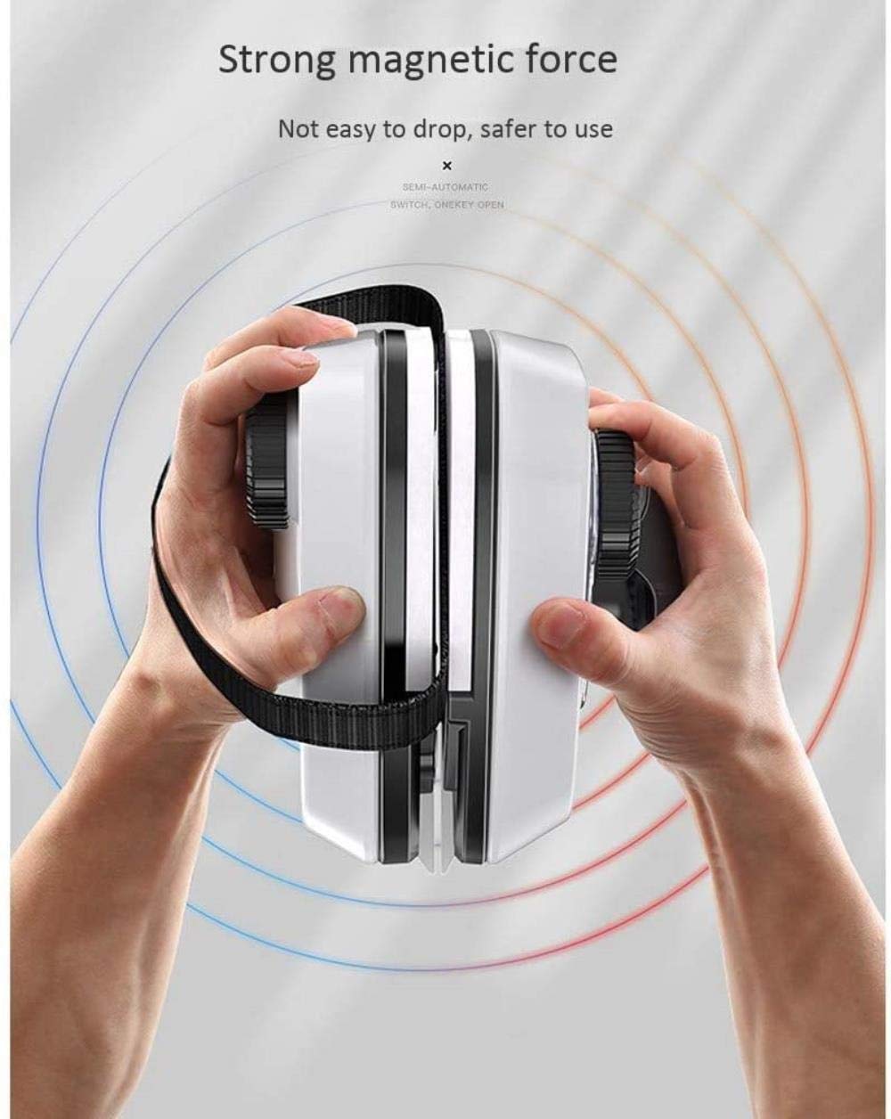 Limpiador de Engranajes Limpiador de Vidrio Limpiador magnético, Oculto 2.6m Cuerda de Seguridad, diseño Triangular Limpiador de Ventanas magnéticas de Doble Cara