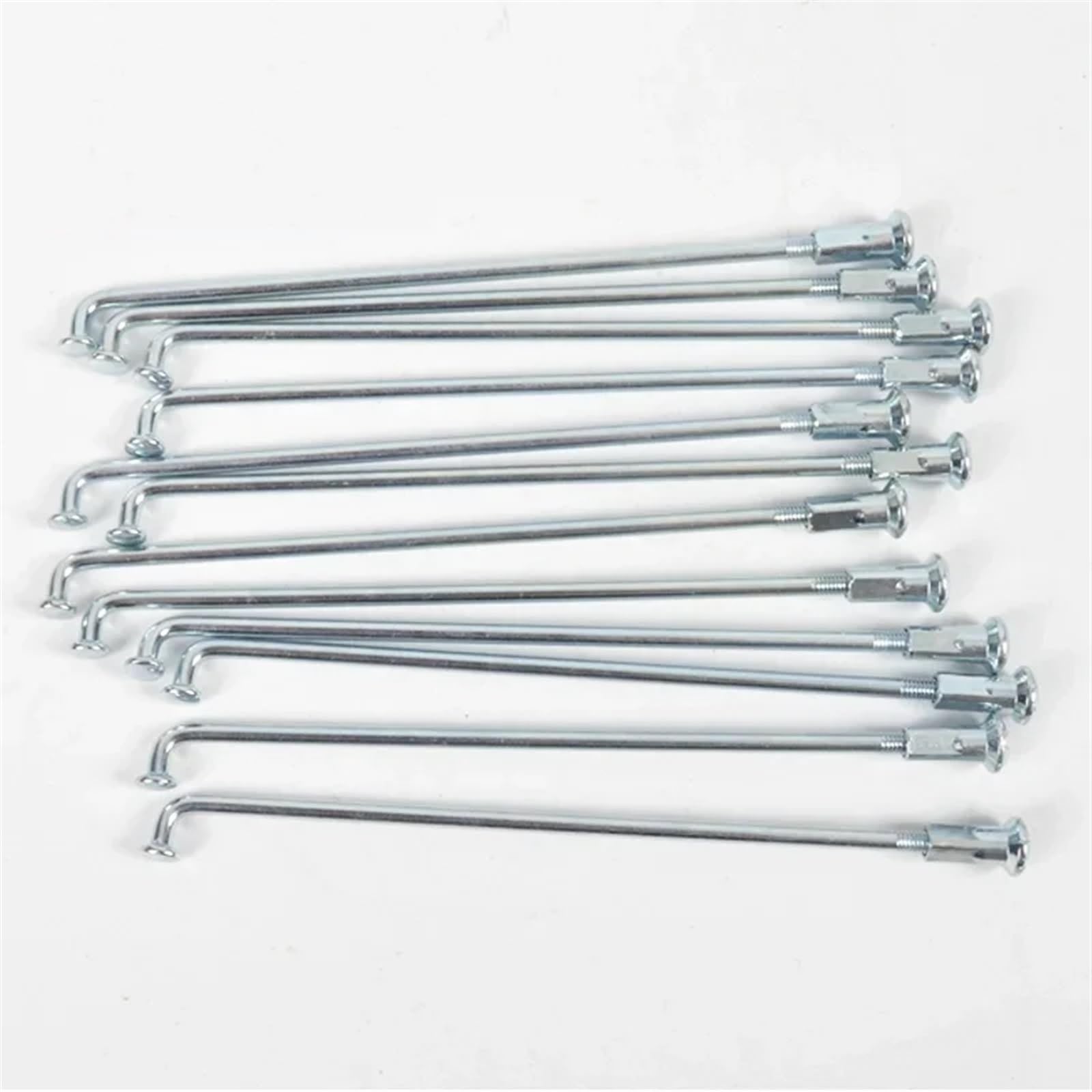 40PCS Elettrico Fit Per Raggi Della Bicicletta 12G Diametro 2.5mm Lunghezza 50-165mm Acciaio Con Nipples