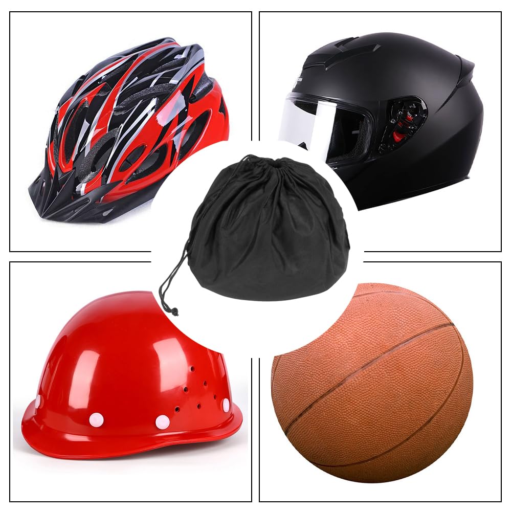 Helweet Helmtasche, Helmbeutel, Helmsack, Motorradhelm Tasche, Sporttasche für Motorradhelm, Tragetasche für Motorradhelm, Helmbeutel mit Kordelzug, Fahrradhelme Tasche, Für Fahrradhelme, 52 x 46 cm