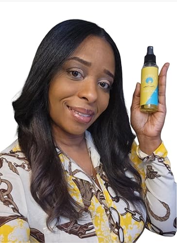 Miniatura 5 de TIANA'S CREATIONS Elixir de seda con semilla de uva y girasol, protector de calor, prensa de seda, reductor de frizz y puntas abiertas, brillo para