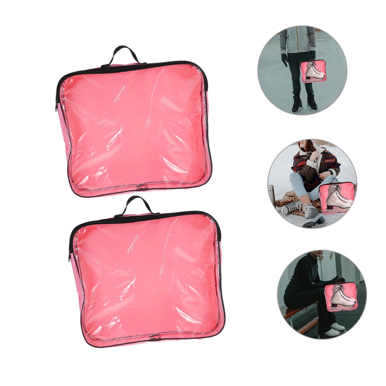 POPETPOPer Contenitore Per Scarpe Pattinaggio Resistente Organizer Per Materiale Design Pattinatrici 2