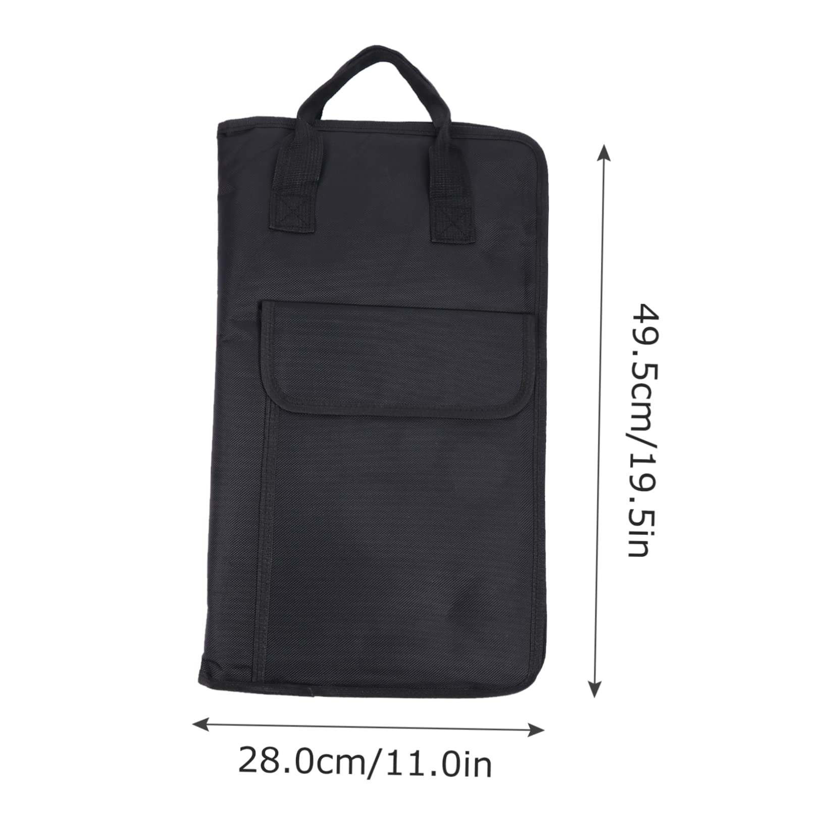 HANABASS Drum Stick Bag Holder Gig Bag Straps Storage for Sticks and Mallets Portable Case