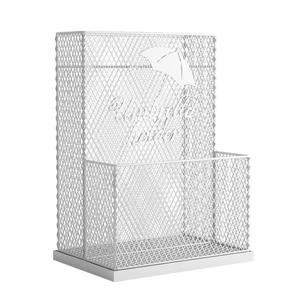 Porte-parapluies d'entrée de couloir intérieur avec bac amovible pour cannes et grands parapluies