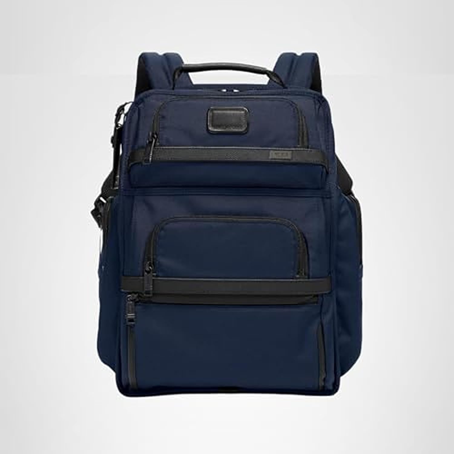 TUMI - Alpha Brief Pack - Men's and Women's Work and Travel Laptop Backpack with Padded Adjustable Strap - Fits Up to 15" Screen - Navy