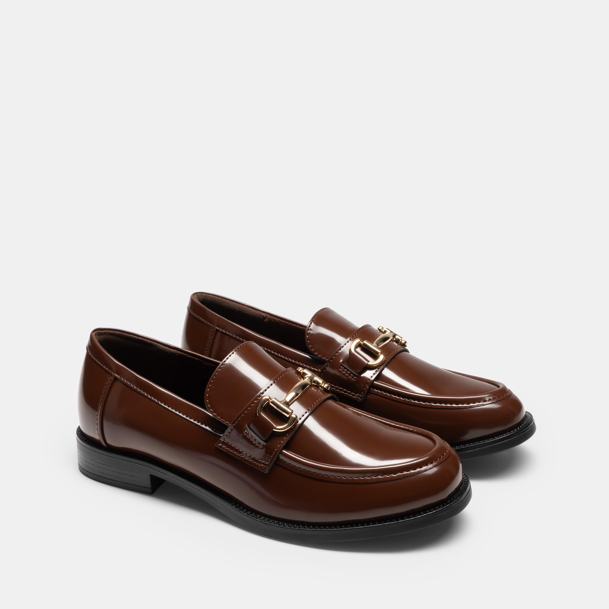 DREAM PAIRS Mocasines para Mujeres Mocasín Penny Cómodos Zapatos Elegantes Informales para Trabajo Oficina