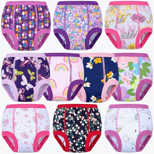 BIG ELEPHANT Toddler Training Pants Soft Cotton Absorbent Training Underwear for Baby Boys & Girls 12 Months - 9 Years