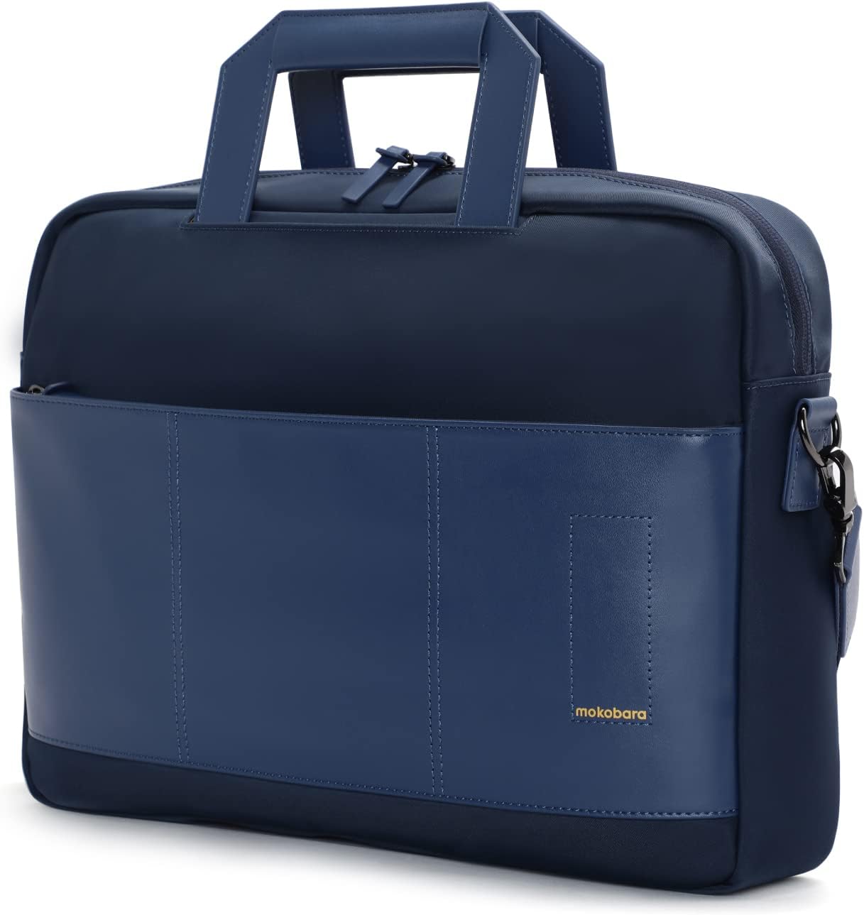 MOKOBARA The Briefcase With Adjustable Shoulder Strap Vegan Leather, Water Resistant, Fits upto 15.6" Laptops (Unisex)