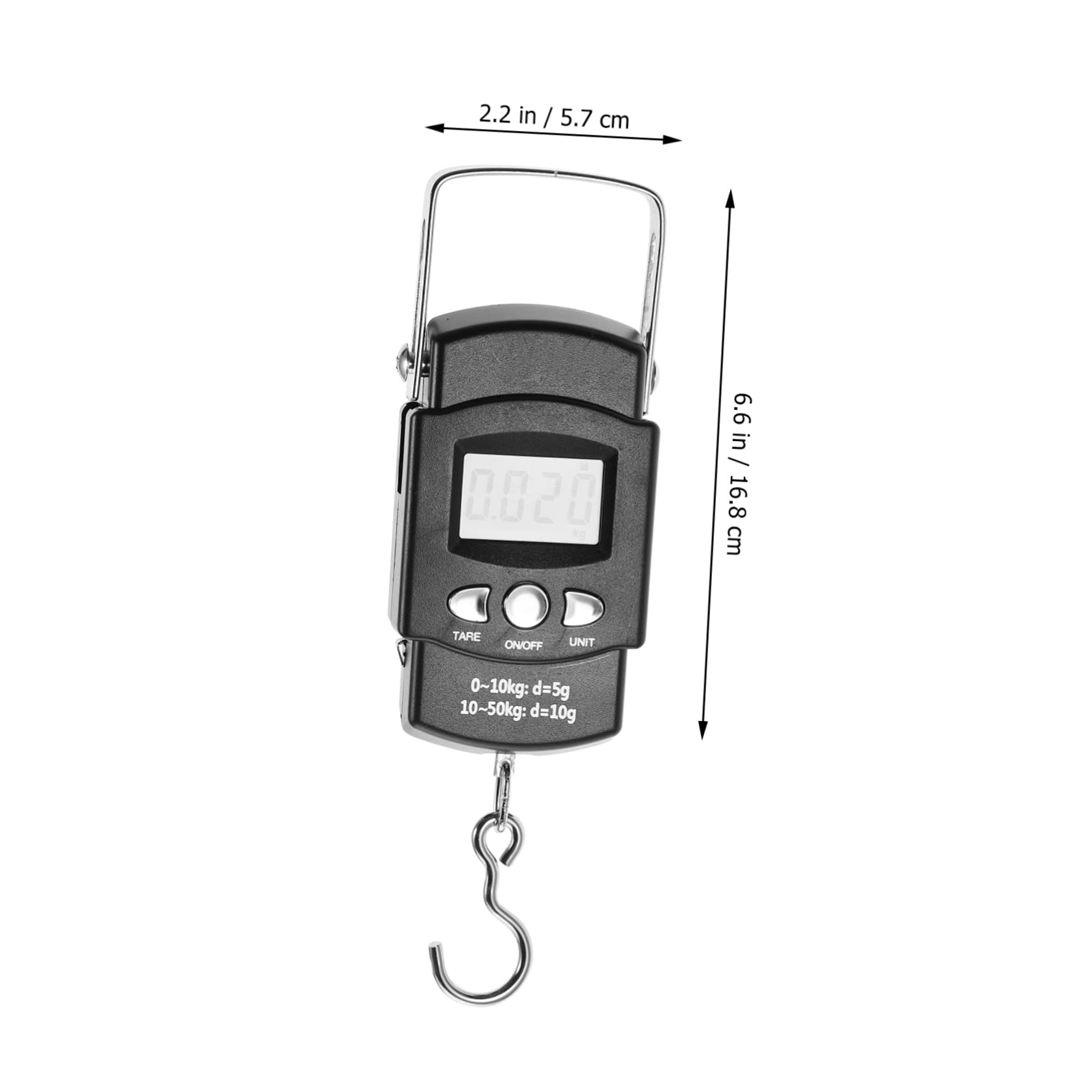 Cabilock Mini Measuring Tape Electronic Scale for Food Luggage Fishing Home Use Digital Scale