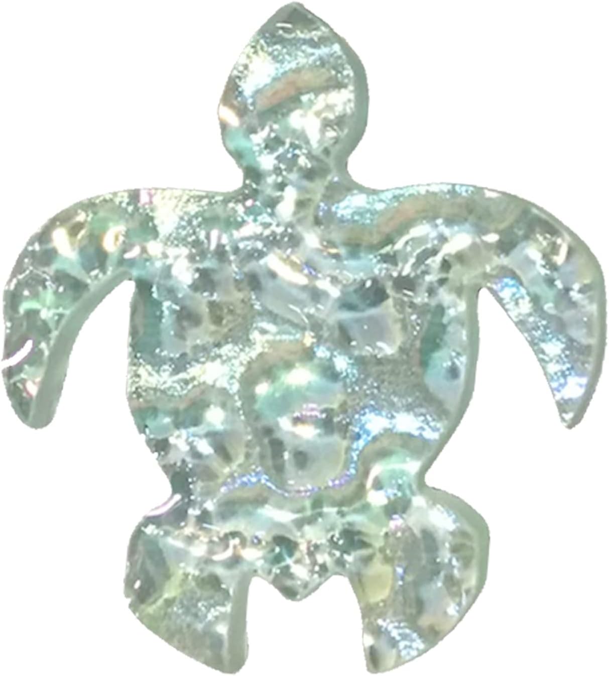 Aquatic Custom Tile Turtle Glass Swimming Pool Step Marker Mosaic (3"x2.5", Aquamarine) (3 Pack) - Image 3