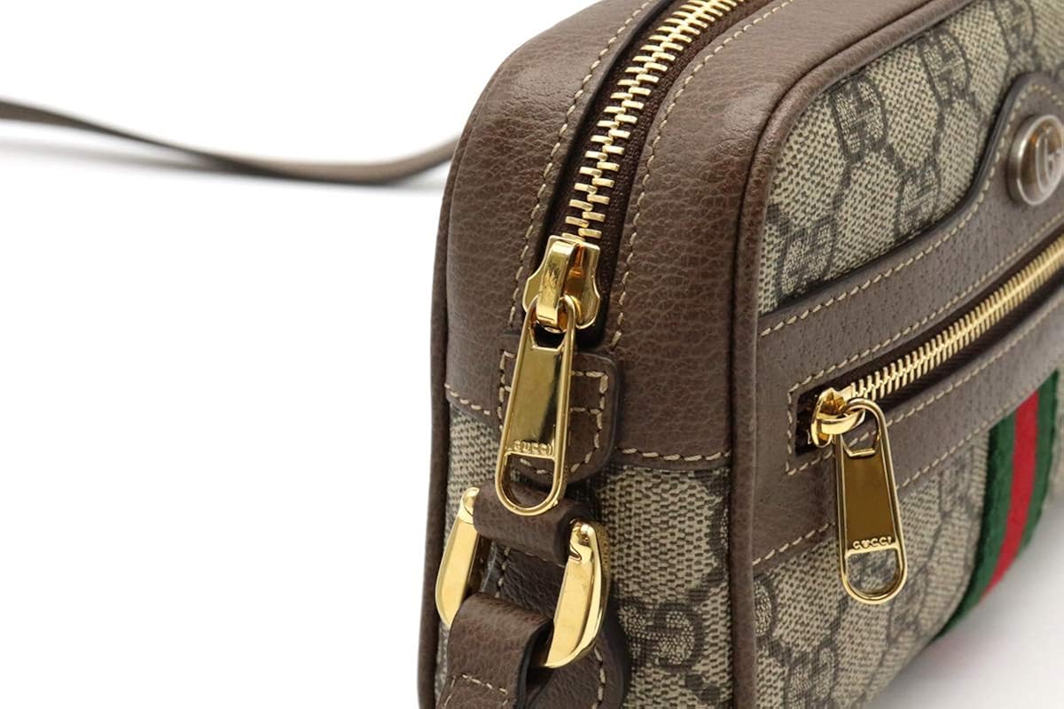 Amazon グッチ Gucci オフィディア Ggスプリーム シェリーライン ミニショルダーバッグ ポシェット Pvc レザー カーキベージュ ブラウン 茶 中古 ショルダーバッグ Amazon グッチ Gucci オフィディア Ggスプリーム シェリーライン ミニショルダーバッグ ポシェット Pvc レザー カーキベージュ ブラウン 茶 中古 ショルダーバッグ