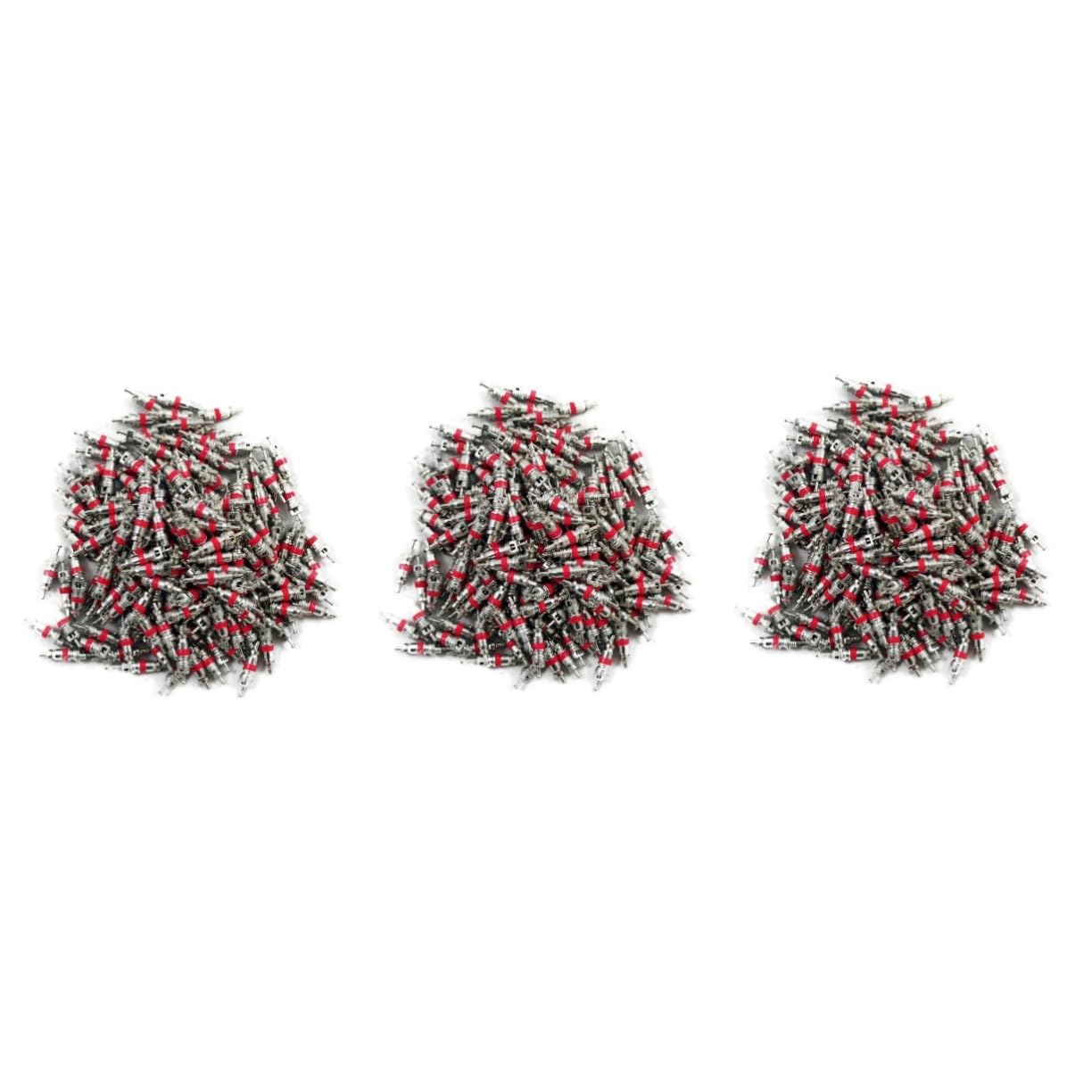 KOMBIUDA Lot De 3 Kits De Tiges De Pneu De Rechange En Cuivre Nickelé Pour Voiture Camion 100 Pièces X 3